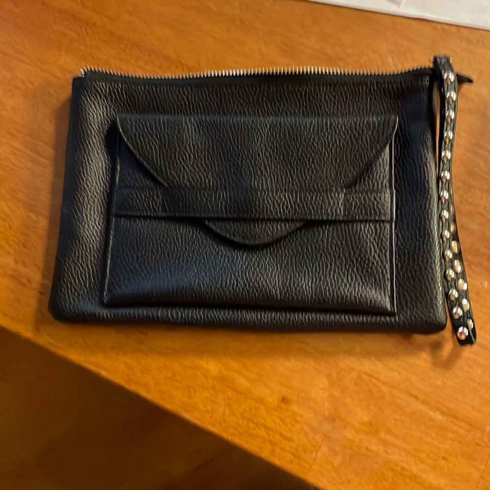 Jaggs  LA black Joy wristlet bag